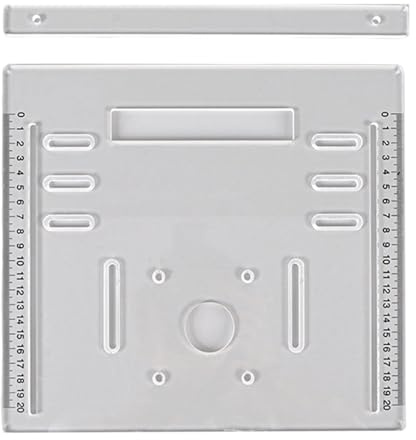 Base in acrilico a prova di scivolo, facile da installare, 28 x 25 cm, fissaggio sicuro per bordi in marmo, strumento professionale per marmo Machi