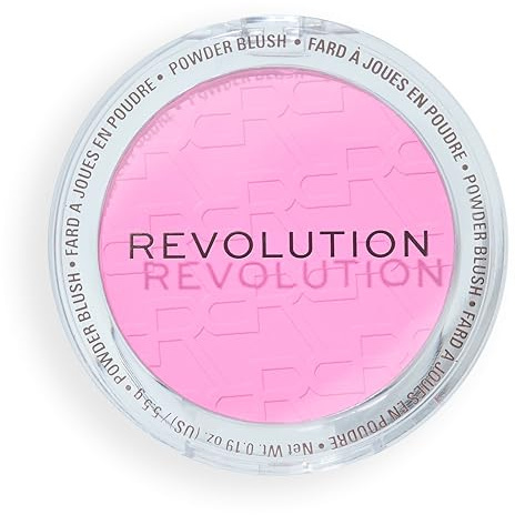 Revolution Blusher Reloaded, Airbrush Effect, Buildable Blush, Soft Matte Finish, Everyday Blush, Vegan & Cruelty-Free, Future Flush Pink, 7.5g