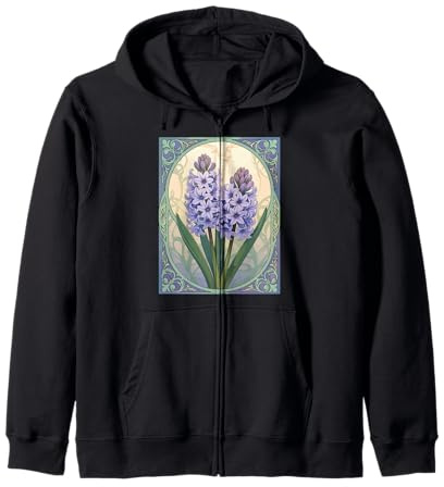 Sonbol Bloom Jacinto Lila de Nowruz Sudadera con Capucha