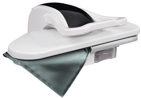 Presse à repasser à vapeur professionnelle 2200 W avec réservoir d'eau de 1 l, réglage de la température 90-200 °C, presse à vapeur avec 5 programmes de repassage pour nylon, soie, laine, coton