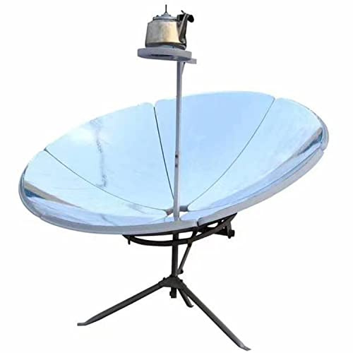 Fornello solare parabolico portatile ad alta efficienza Campeggio Outdoor Sun Forno 150cm/59 '' Diametro Punto Focale Temperatura 700-1000°C