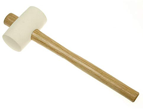 Faithfull FAIRMW3 Rubber Mallet - White 76mm