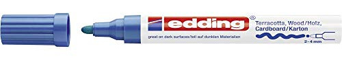 edding Mattlack-Marker edding 4000 creative, 2-4 mm, blau