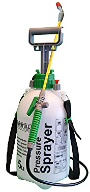 Faithfull FAISPRAY5 Pressure Sprayer 5 Litre, includes Shoulder Strap, Black