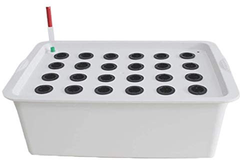 Bluetooth earphone Hydroponics Indoor Kit di Sistema in Crescita 24 Fori Set di Piante Set Set Setling Verdure Verdure Pianta Coltivazioni Grow Box per Marijuana Pomodori Cannabis Verdure