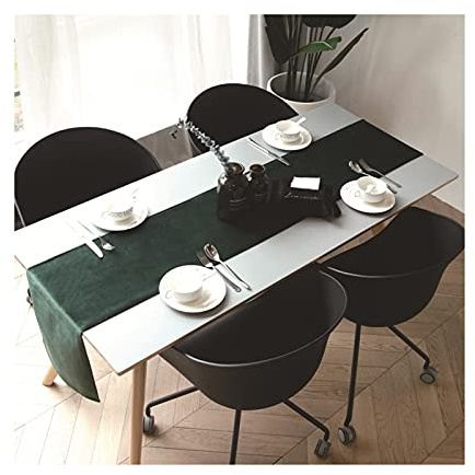 Beydodo Tischläufer Frühling Modern, Tischläufer Grün 32x160CM Rechteckig Smat Tischläufer für Esstisch Party Urlaub Dekoration