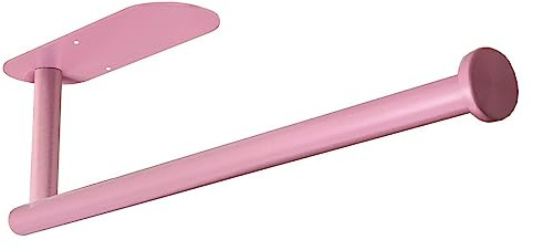 YeeBeny Pappershanddukshållare rosa kökshållare, pappershanddukshållare – självhäftande eller borrande, under skåp rosa pappershanddukshållare, väggmonterad pappershanddukshållare för kök,