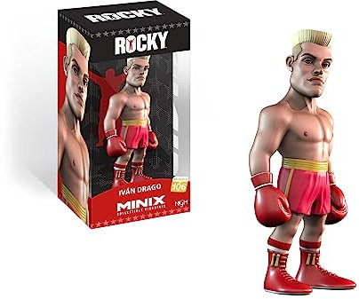MINIX Figura Rocky - Ivan Drago - Collezionismo per Mostra - Idea Regalo - Giocattoli per Bambini E Adulti - Ventilatore TV BANDAI MN11704