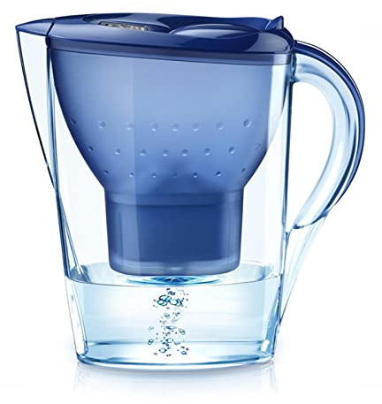 3.5 Litres Water Filter Jug Combo, Slim Fridge Fit Jug, With Fast Flow Filtration Technology, Reduction Chlorine, Limescale Impurities,A
