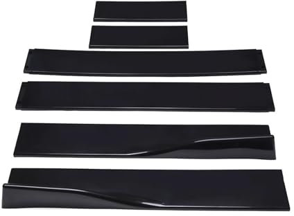 Auto Seitenschürze Seitenschweller Für VW Für Passat Für Jetta Für Polo 6 Stücke 2m Universal Auto Seite Röcke Winglet Extensions Splitter Körper Schürze Lip