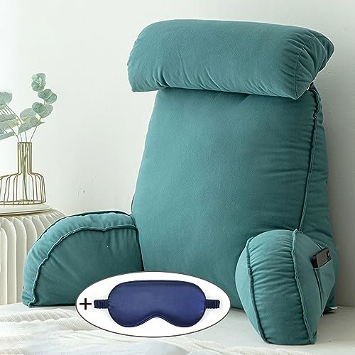 Gemütliches Lesekissen mit Stützarmen und Lendenkissen für ultimativen Komfort und Entspannung, perfekt zum Fernsehen, Spielen und Lesen im Bett