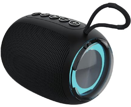 SETTY Enceint Mini Enceinte Bluetooth Portable Bluetooth - Radio Enceinte USB avec Éclairage RGB et Carte Micro-SD