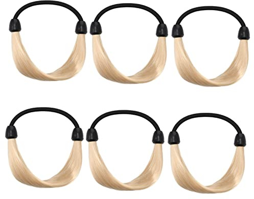 DEARMAMY 6stücke Teiliges Elastische Haargummis Für Damen Modische Ponytail-halter Für Hochsteckfrisuren Geeignet Für Jedes Alter Und Viele Anlässe Wie Hochzeit Und Geburtstag