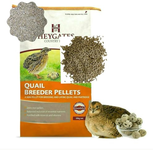 Quail & Partridge Breeder/Layers Pellets (1Kg)