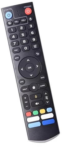 ZBIianxer Telecomando ergonomico attivato vocale per streaming e telecomando del dispositivo di lunga durata