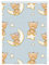 Lichtblick Klemmfix Verdunklungs-Rollo mit Motiv, ohne Bohren, Blickdicht, Seitenzugrollo, Made in Germany, Bärchen - Blau 80 x 150 cm (B x L)