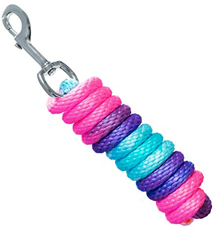 Horsenjoy Pferde Anbindeseil Führstrick Anbindestrick Rainbow Reiter Seil
