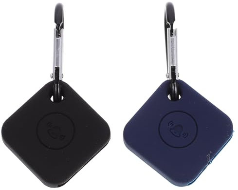 Hemobllo Silicone Case Compatible with Tile Mate Pro - 2 Pcs Silicone Tracker Protector Case Phone Key Finder Shell Anti Scratch Protective Cover Skin Case with Carabiner Accessories