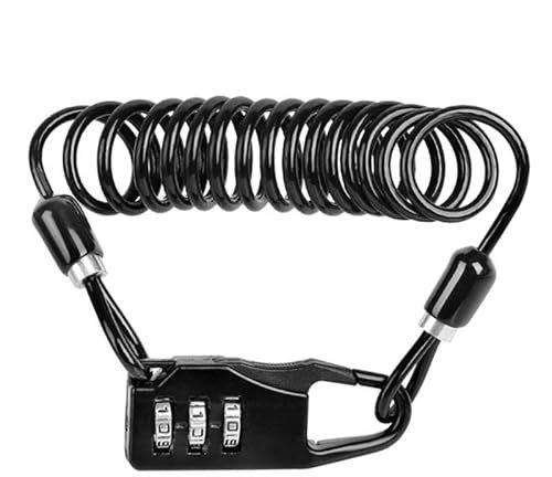GSJNHY Fahrradkabelschloss Universal Motorrad-Helm-Passwort-Schloss-Teleskop-Drahtseil-Stahl Kabelcode-Schloss-Anti-Diebstahl-Motorradfahrrad (Color : 01)