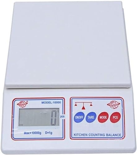 CRBUDY Nouvelle Balance de Cuisine Rechargeable Balance électronique 10 Kg Balance de Cuisson à Domicile Fonction Affichage Balance électronique Alimentaire Portable