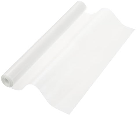 QUARKZMAN 15.7 x 9.8 pies Rollos de Tapete de Silicona para Hornear Resistentes al Calor Tapetes de Repostería Antiadherentes Antideslizantes para Encimeras Blanco