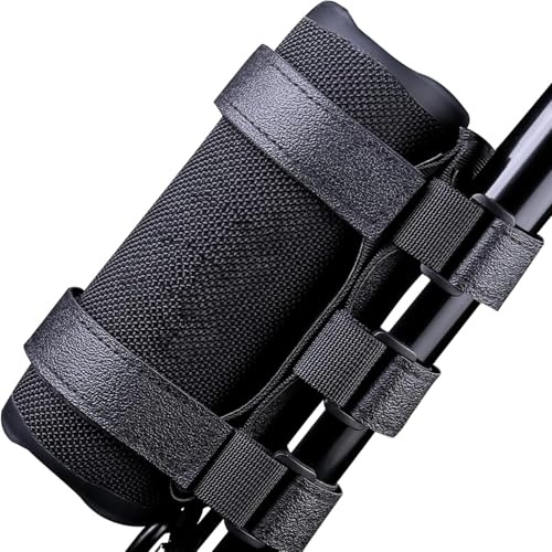 Alriedy Lautsprecherhalterung für JBL Charge 5, JBL Flip 6, JBL Charge 6, Tragbare Lautsprecher Halterung für Fahrräder und Golfwagen, Lautsprecherzubehör mit Verstellbarem Gurt