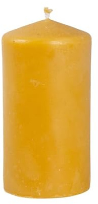 BeesWax World Bienenwachskerzen – Handgefertigte Stumpenkerzen aus 100% natürlichem Bienenwachs (M2: ca. 13,5 cm x 6,5 cm | 0,363 KG)