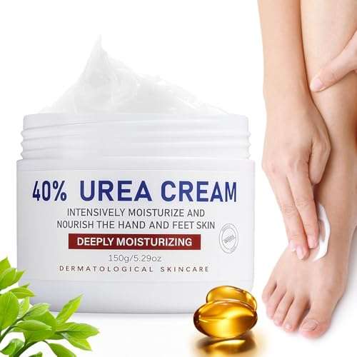 Crema Urea al 40%, 150ml Loción Hidratante para Pies, Hidratante Reparadora para Secos y Agrietados, Manos, Codos y Talones, Crema Pies de Hidratación Profunda, Elimina Callos y Antifisuras
