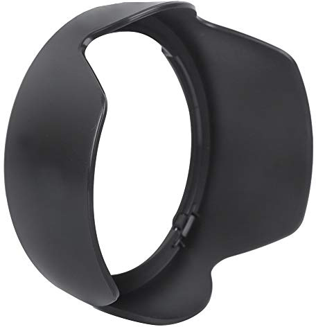 Keenso Paraluce in Plastica Nera EW‑83H con qualità Dell'immagine Migliorata per Obiettivo Fotografico EF 24‑105mm F/4L IS USM, Impedisce Alla Luce Diffusa di Entrare Nell'obiettivo, Adatto a