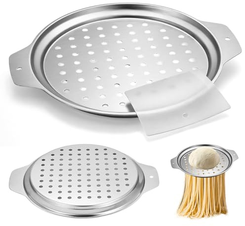Spätzlepress rostfritt stål och skrapset – spätzlehyvel, spätzlerrivjärn, Spätzlesil alternativ – robust 33 x 27 cm spätzlemirakel för gnocchi, pasta och mer – enkel rengöring