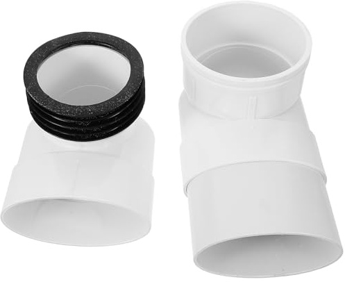SWOOMEY Raccordo di Scarico del Water Regolabile Tubo Piatt 110Mm per Uso in Ambienti Residenziali