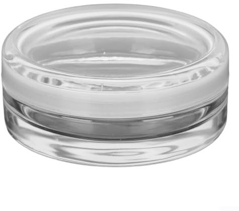 Glasbaserad cylinder för rengöring av klockrörelser och stöd för exakt tidsmekanism servicesteg