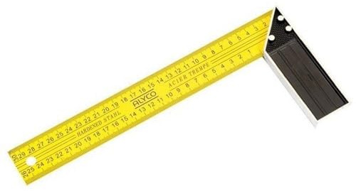 ALYCO 197396 Winkel aus gehärtetem Stahl, 600 mm