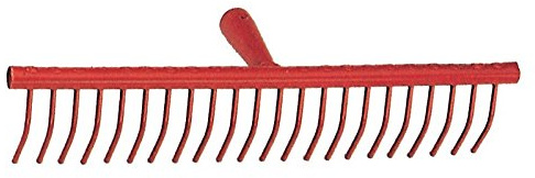 RASTRELLO DA FIENO IN ACCIAIO 20 DENTI TONDI