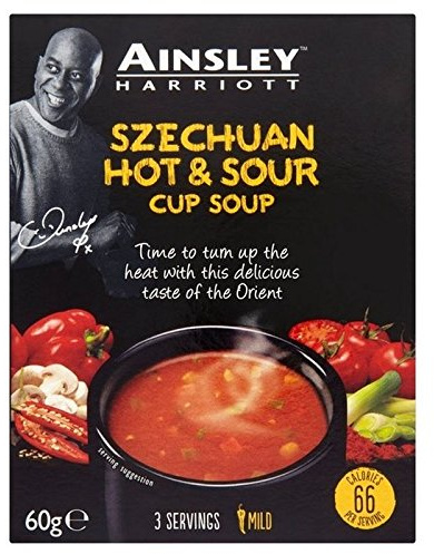 Ainsley Harriot Szechuan Hot & Sour Cup Soup 60g - Pack of 2