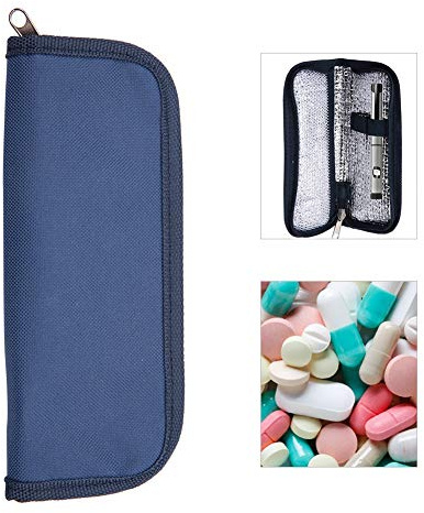 Borsa diabetica - Insulina portatile Cooler Borsa diabetica paziente Organizzatore Viaggio isolato caso