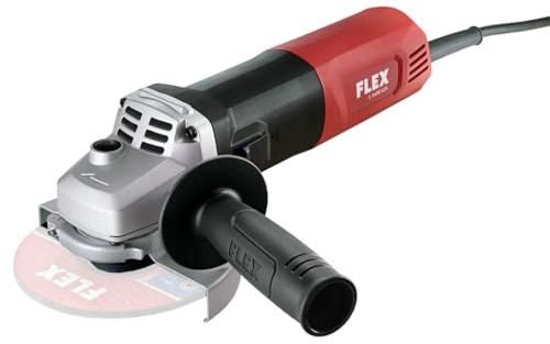 Flex Winkelschleifer L 1400 125 (1400 Watt, mit Sanftanlauf, Temperaturüberwachung, max. Scheiben-ø 125 mm, Spindelarretierung) 492329, Bunt