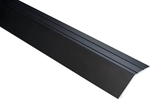 Effector Übergangsschiene Schwarz selbstklebend 90 cm 41x16 mm Alu | Selbstklebende Montage, Schwarze Optik, Langlebig