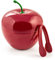 HOME Seau à glace cerise en polypropylène, couleur rouge, avec pince, 15 cm