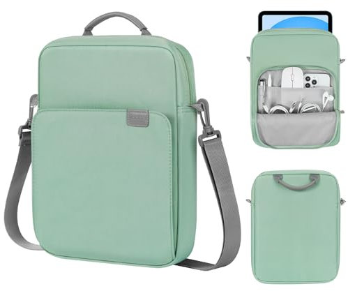 MoKo 9-11 Tablet Tasche Hülle, Tragetasche für iPad Pro 11 M2 2022-2018/iPad 10. 10,9 2022/iPad Air 5 10,9 2022/iPad Air 4 10,9/Galaxy Tab S9 11 2023/Galaxy Tab S8/A8/A7 2022, Cyan