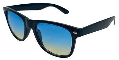 ZSUN Occhiali da Sole Unisex con Lenti Sfumate e Protezione UV400 COD.9003 (1, Royal/Giallo)