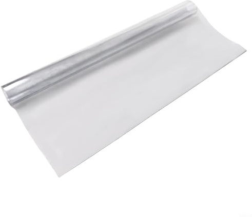 WIIYENA Transparente Schreibtischunterlage, 60 x 100 cm, wasserdichter PVC-Tischschutz, rutschfeste Tischunterlage, transparent, öldicht, stilvolle Couchtischmatte
