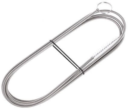 Kalastussaari Hydration Bladder Cleaning Kit, 39.4'' Stainless Steel Water Bladder Cleaning Kit with Brush, Flexible Pipe Cleaner Brush for Cleaning Hydration Reservoirs Water Bladder Cleaning Kit