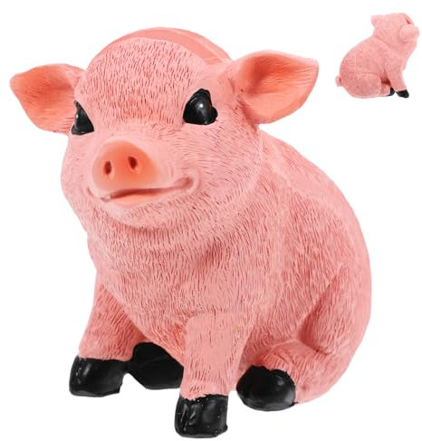 PartyKindom Niedlicher Schweinchen-brillenhalter, Tier-brillenständer, Harz-brillenhalter, Nasen-schweinchen-ständer, Mini- -figur, Brillenhalter, Büro-dekoration
