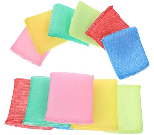 Alipis 12pezzi Spugna Abrasiva per Cucina di Spugne per Piatti Realizzate in Nylon e Spugna Design Antigraffio per Lavare Utensili e Rimuovere Macchie Ostinate