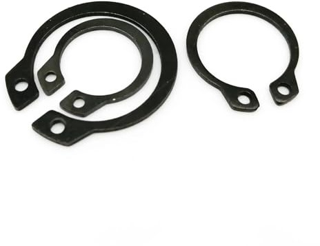 Rondella elastica di ritegno for albero in acciaio inossidabile 304 da M3 a M40, 65 mn, con cuscinetto di tipo C, anello elastico esterno, 10/50 pezzi(Manganese steel,M30 10pcs)