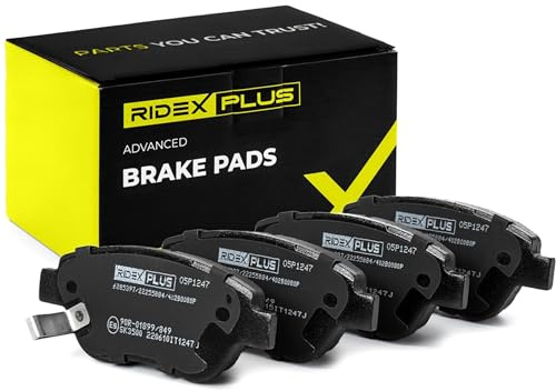 RIDEX PLUS 402B0080P Set d'assale Kit pastiglie freni Anteriore con bulloni/viti con lamierino anticigolío Compatibilità con PEUGEOT 308 I Hatchback 4A, 4C