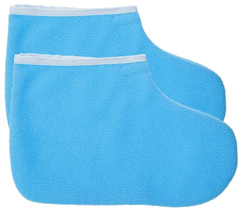 EXCEART 1 Paio Copripiedi in Poliestere per Trattamento alla Paraffina, Leggeri e Confortevoli, per Cura Estetica e Benessere dei Piedi