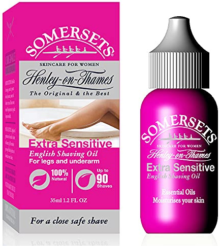 Somersets Maximum Glide Shaving Oil Women Extra Sensitive, Purple, 60 g