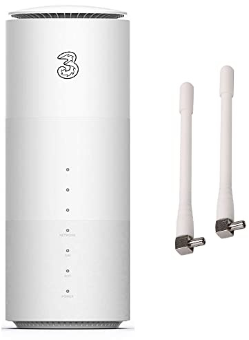 3 Network ZTE MC801A 5G Home/Office WiFi 6 Router (White). 3.8GBPS. NSA/SA 5G. RJ11 Tel Port. 2 x Antennas. Works with any 3, Smarty or ID Mobile Sim. 2.4&5GHz Wi-Fi + VOIP/VoLTE/VPN/Bridge (Renewed)